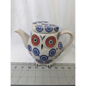 Royal Ceramic Owl Teapot Lid Tea Pot